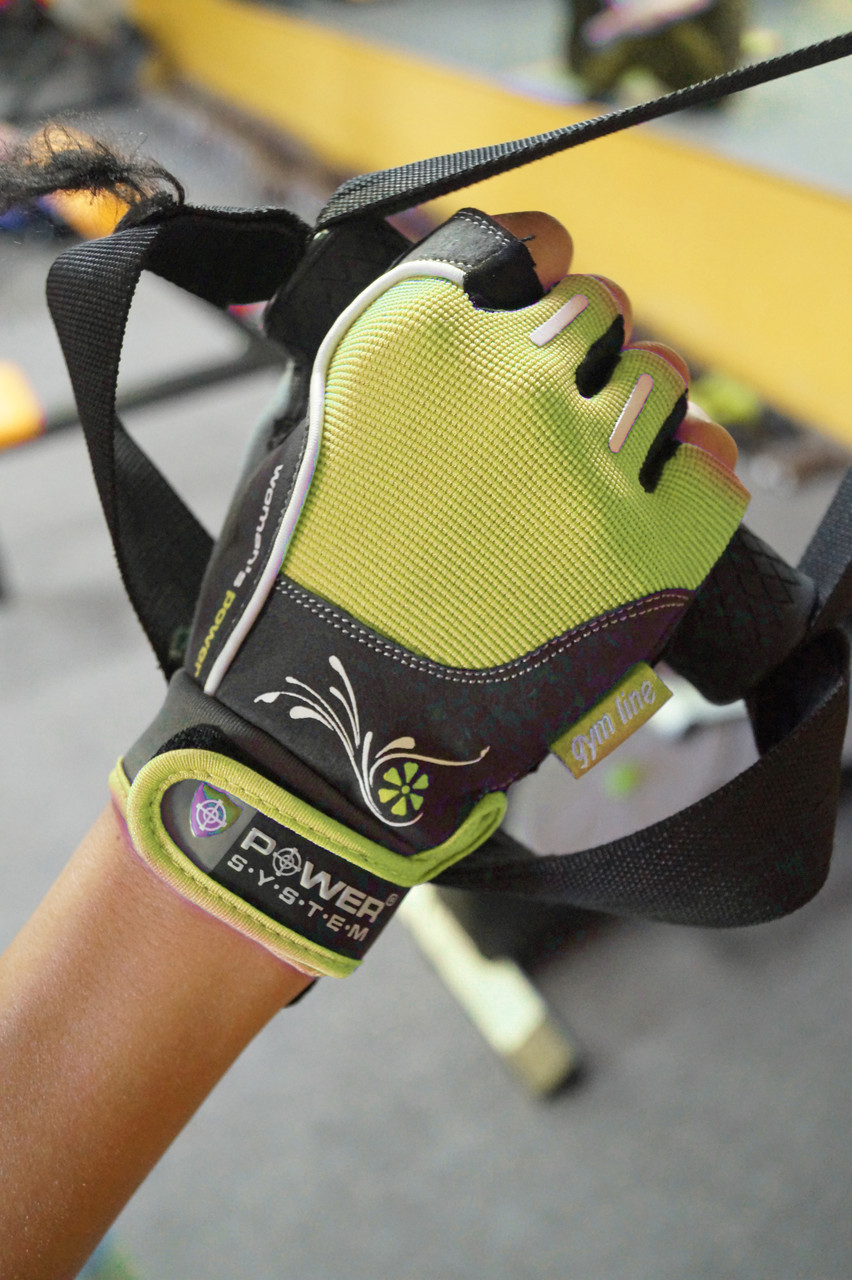 Перчатки для фитнеса и тяжелой атлетики Power System Woman’s Power PS-2570 женские Green M