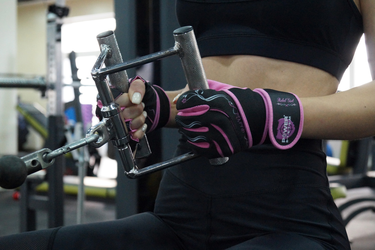 Перчатки для фитнеса и тяжелой атлетики Power System Fitness Chica женские PS-2710 Pink L
