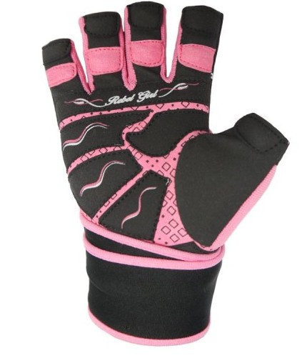 Перчатки для фитнеса и тяжелой атлетики Power System Rebel Girl женские PS-2720 Pink L