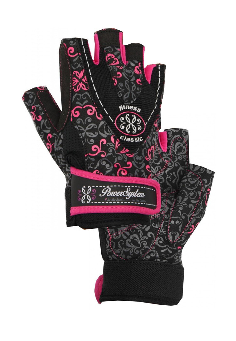 Перчатки для фитнеса и тяжелой атлетики Power System Classy Женские PS-2910 Pink XS