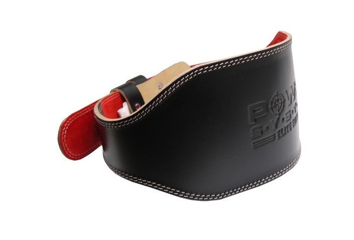 Пояс для тяжелой атлетики Power System Elite PS-3030 Black/Red XL