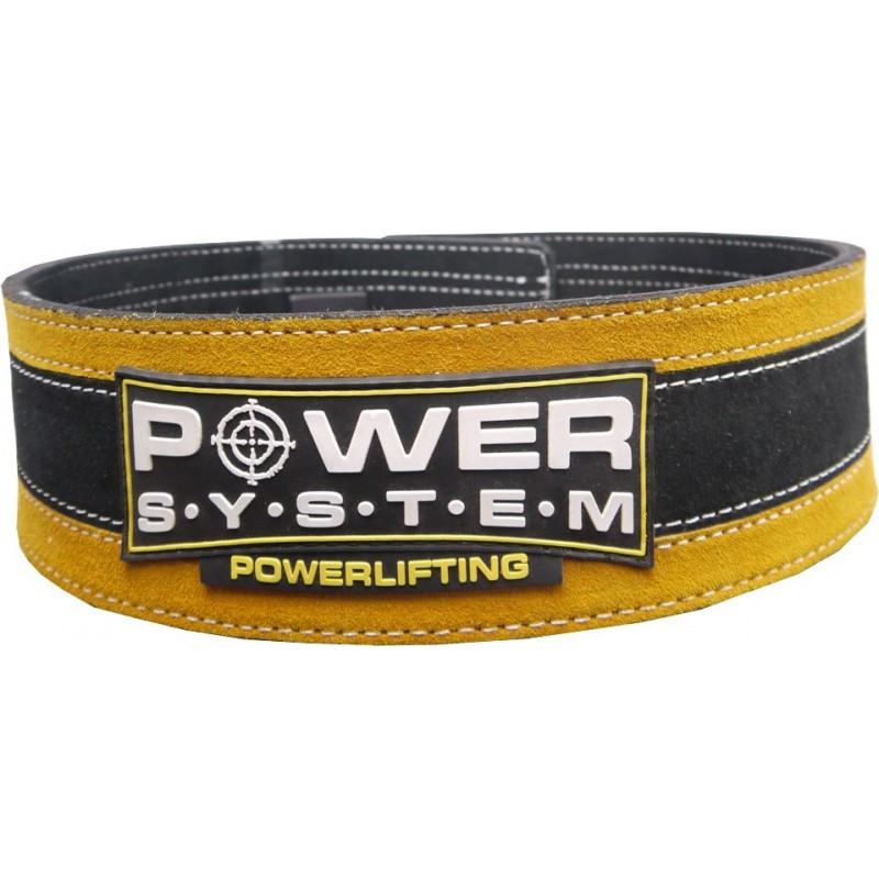 Пояс для тяжелой атлетики Power System Stronglift PS-3840 Black/Yellow