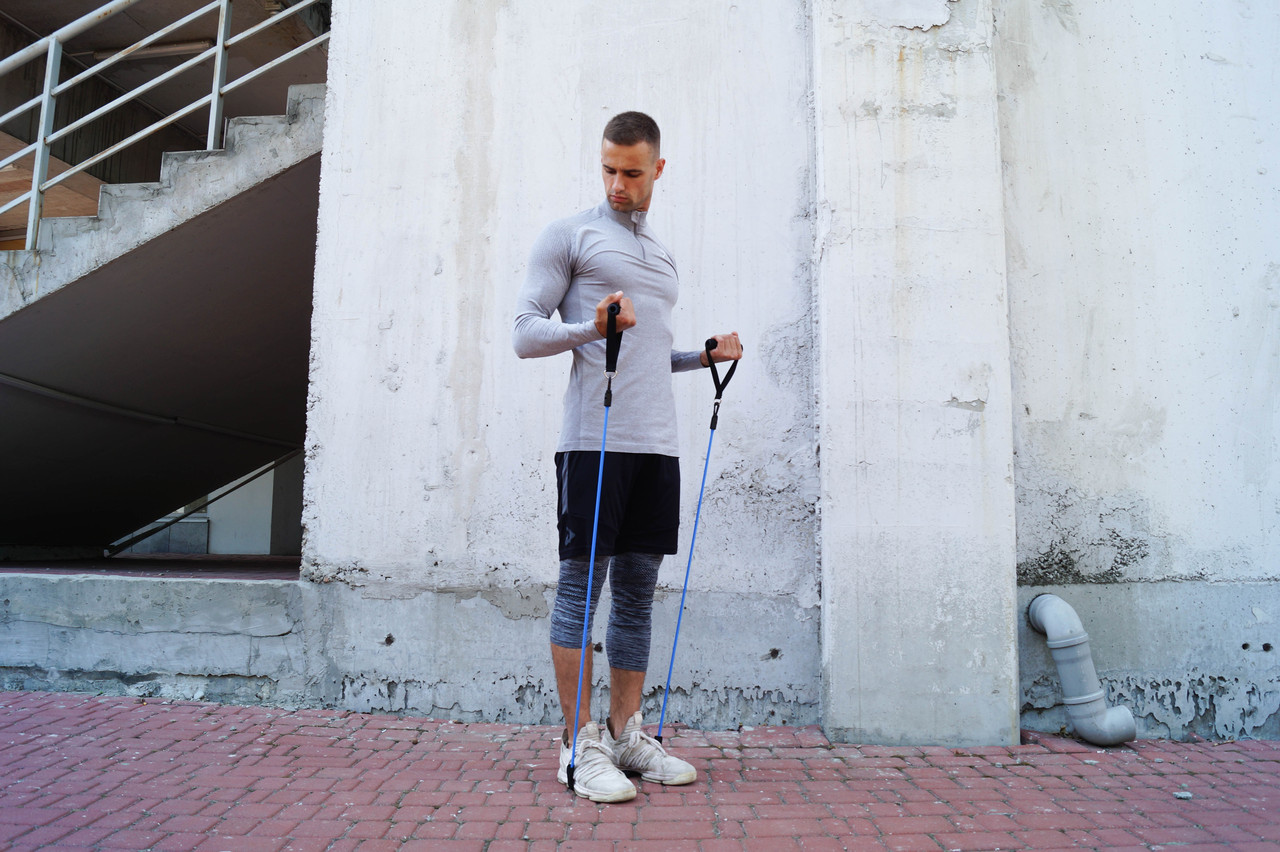 Эспандер трубчатый со съемными ручками Power System PS-4008  Power Expander Set