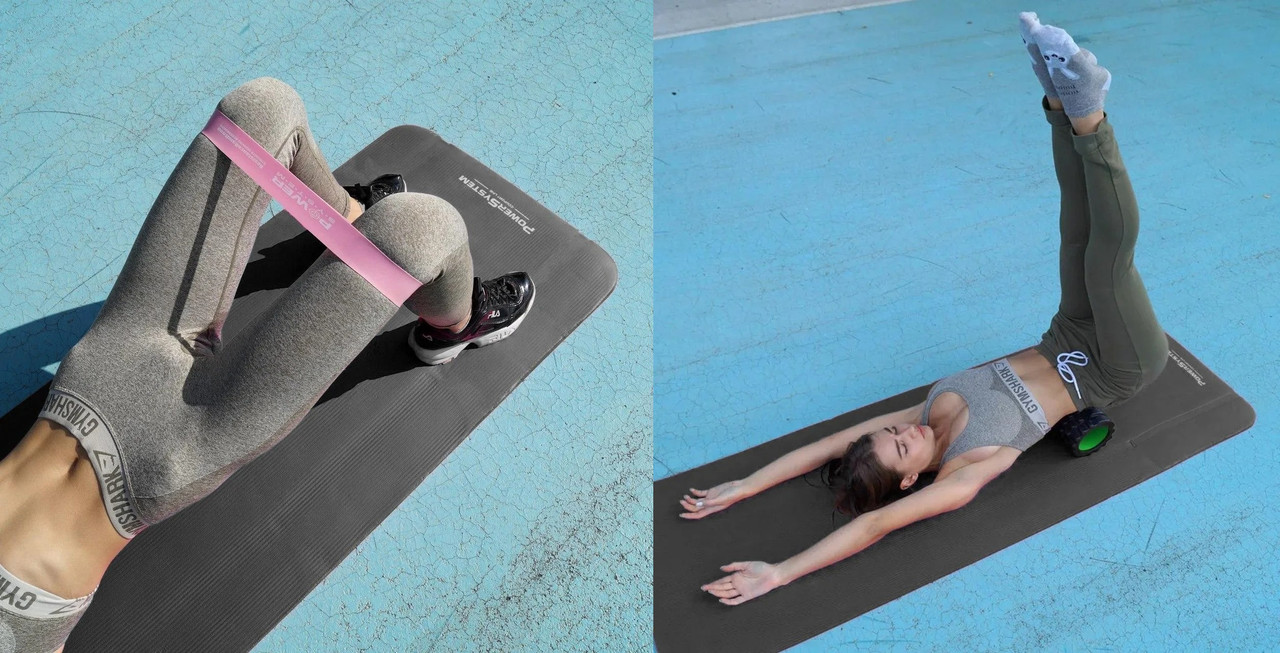Коврик для йоги и фитнеса Power System PS-4017 Fitness-Yoga Mat Black