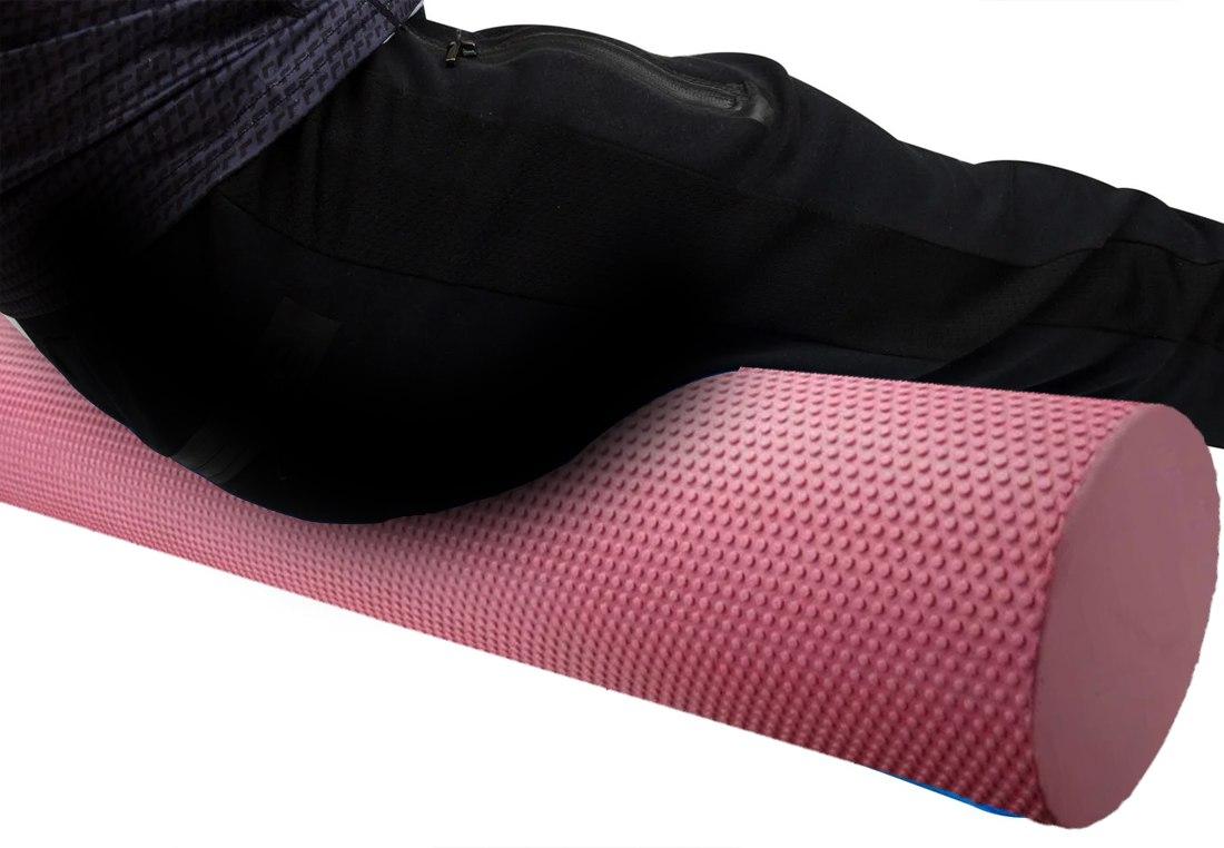 Массажный ролик для фитнеса и аэробики  Power System Fitness Roller PS-4075 Pink (90*15)