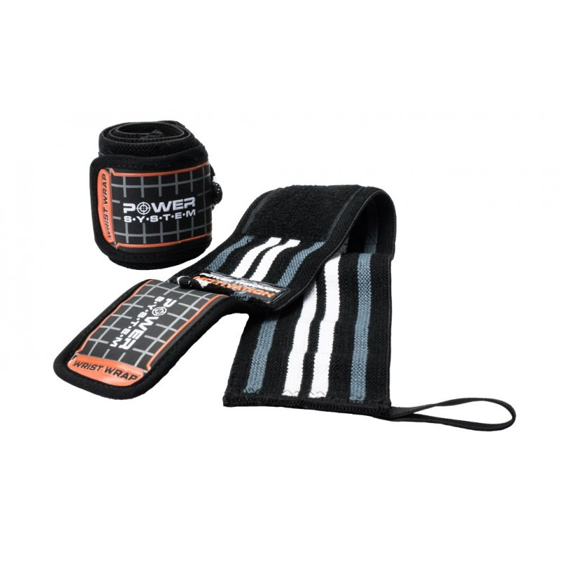 Кистевые бинты Power System Wrist Wraps PS-3500 Grey/Black