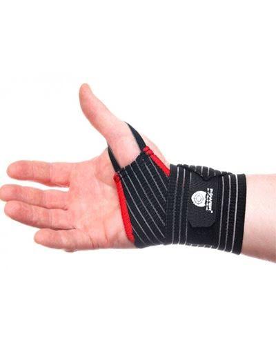 Кистевые бинты Power System Elastic Wrist Support PS-6000 Black/Red