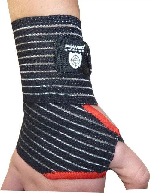 Кистевые бинты Power System Elastic Wrist Support PS-6000 Black/Red