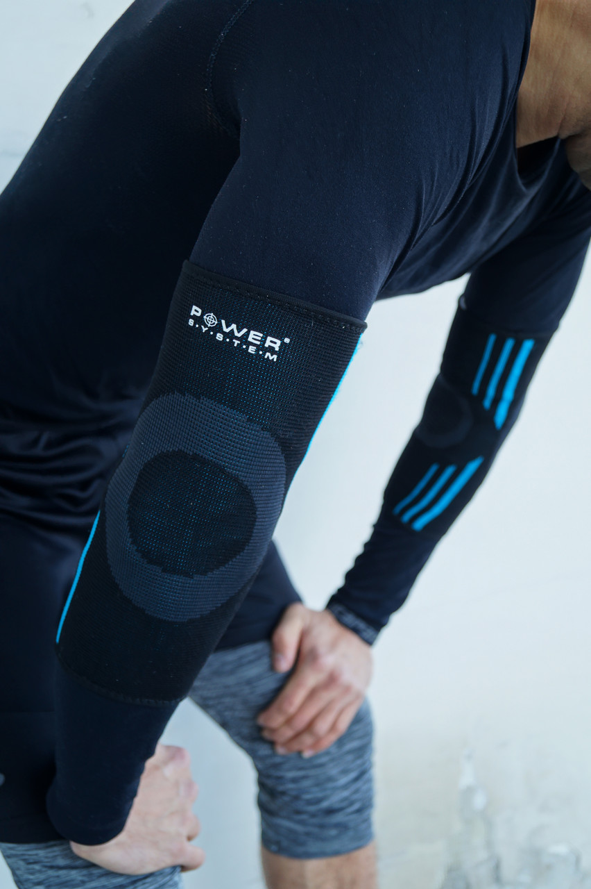 Налокотники спортивные Power System Elbow Support Evo PS-6020 Black/Blue M