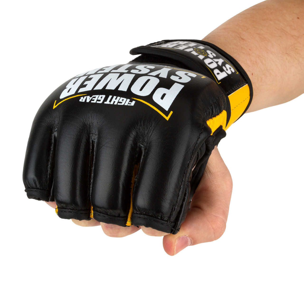 Перчатки для ММА Power System PS 5010 Katame Evo Black/Yellow S/M