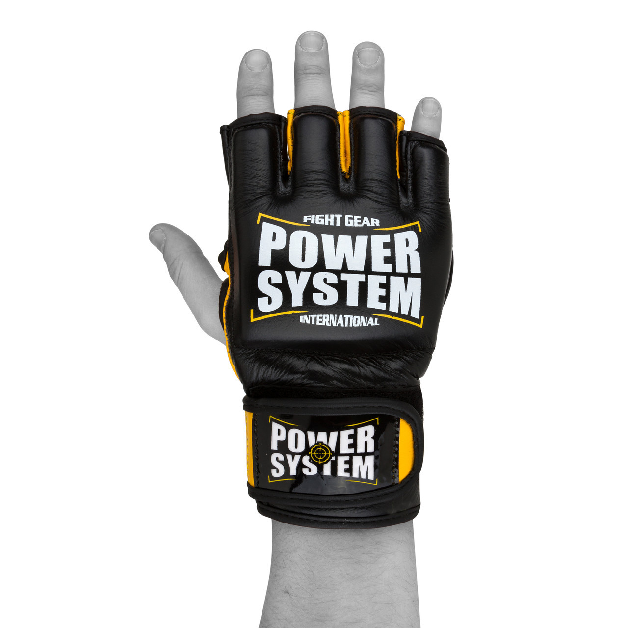 Перчатки для ММА Power System PS 5010 Katame Evo Black/Yellow S/M
