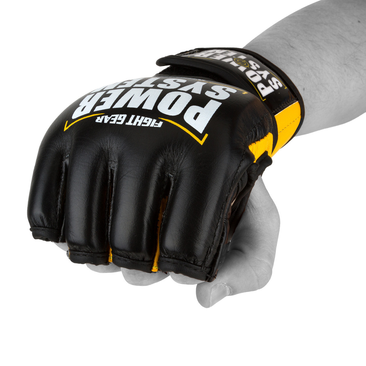 Перчатки для ММА Power System PS 5010 Katame Evo Black/Yellow L/XL