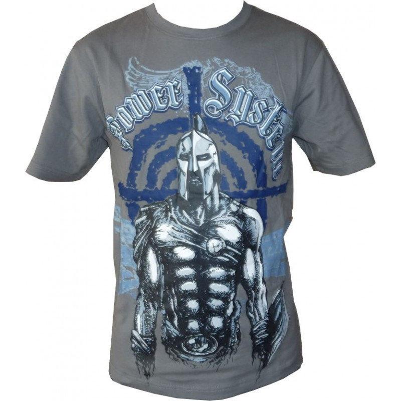 Футболка для фитнеса и бодибилдинга Power System PS-5000 Spartan Grey XL