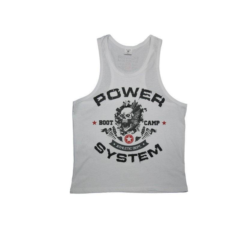 Майка для фитнеса и бодибилдинга Power System PS-8000 Boot Camp White XL
