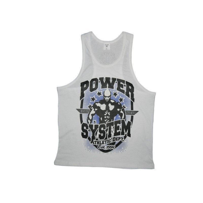 Майка для фитнеса и бодибилдинга Power System PS-8001 Elite Squad White S