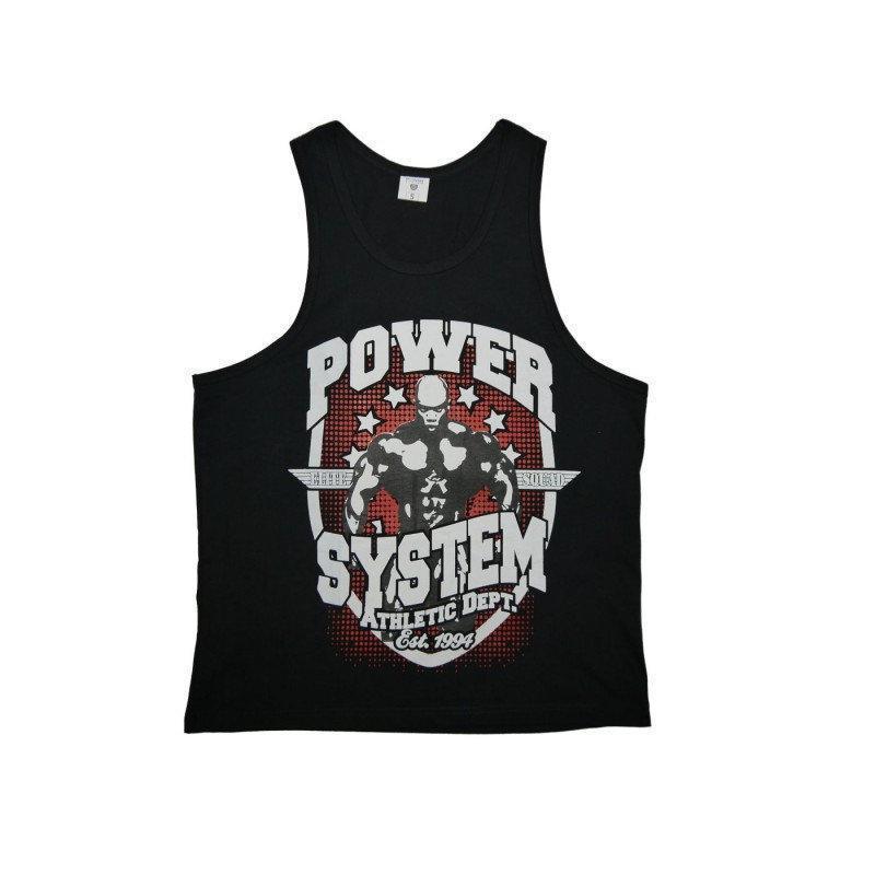 Майка для фитнеса и бодибилдинга Power System PS-8001 Elite Squad Black L