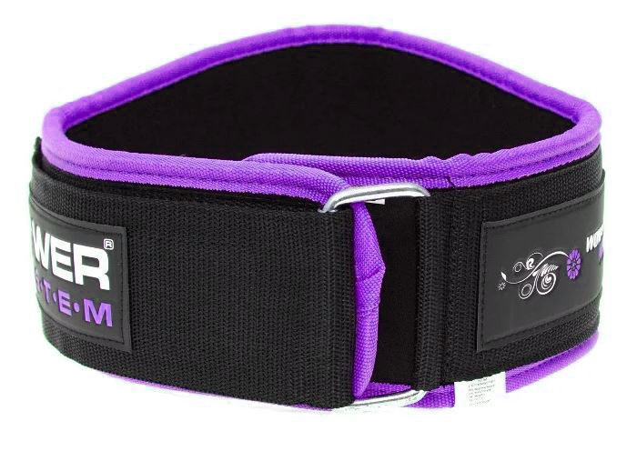 Неопреновый пояс для тяжелой атлетики Power System Woman's Power PS-3210 Purple L