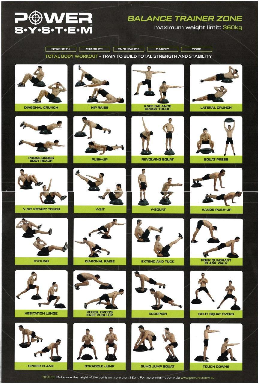Балансировочная платформа Power System Balance Trainer Zone PS-4200 Green