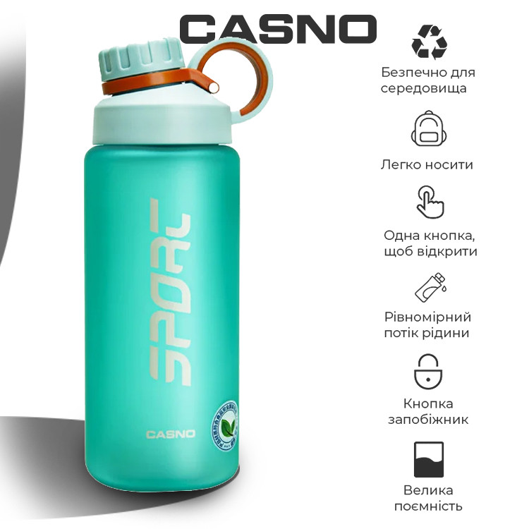 Бутылка для воды CASNO 500 мл KXN 1234 Голубая