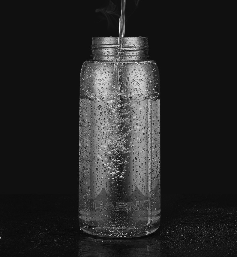 Бутылка для воды CASNO 1500 мл KXN-1238 Коричневая