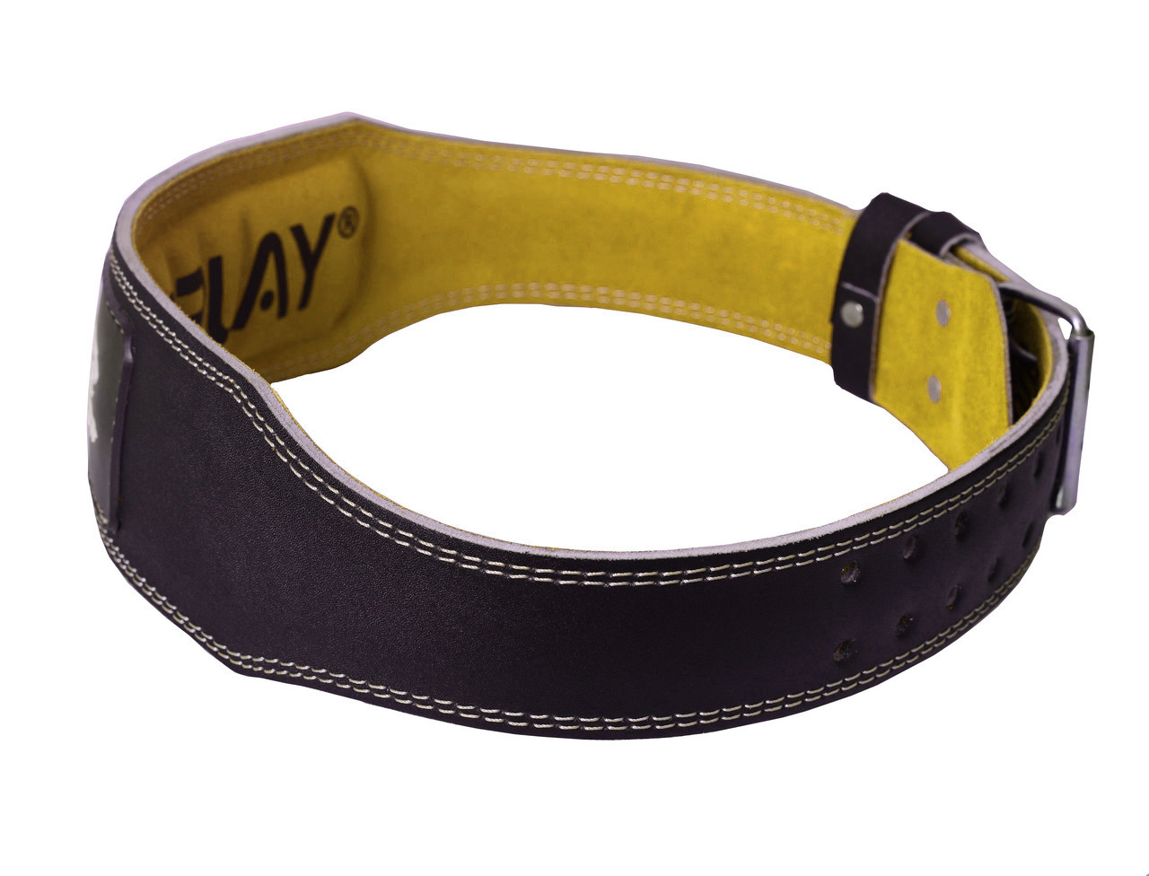 Пояс для важкої атлетики PowerPlay 5085 Чорно-Жовтий L