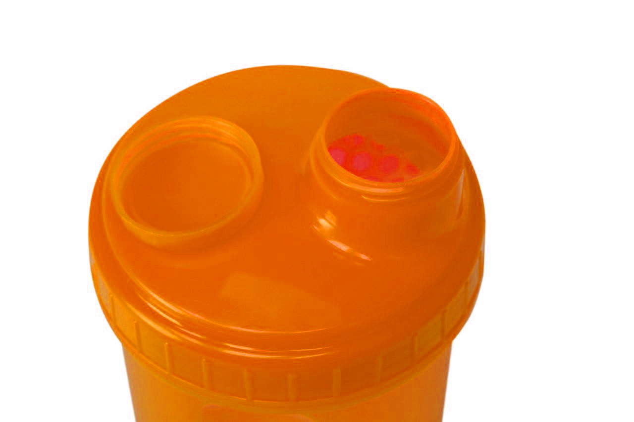 Шейкер спортивный Shaker360 700ml TR Orange NEON