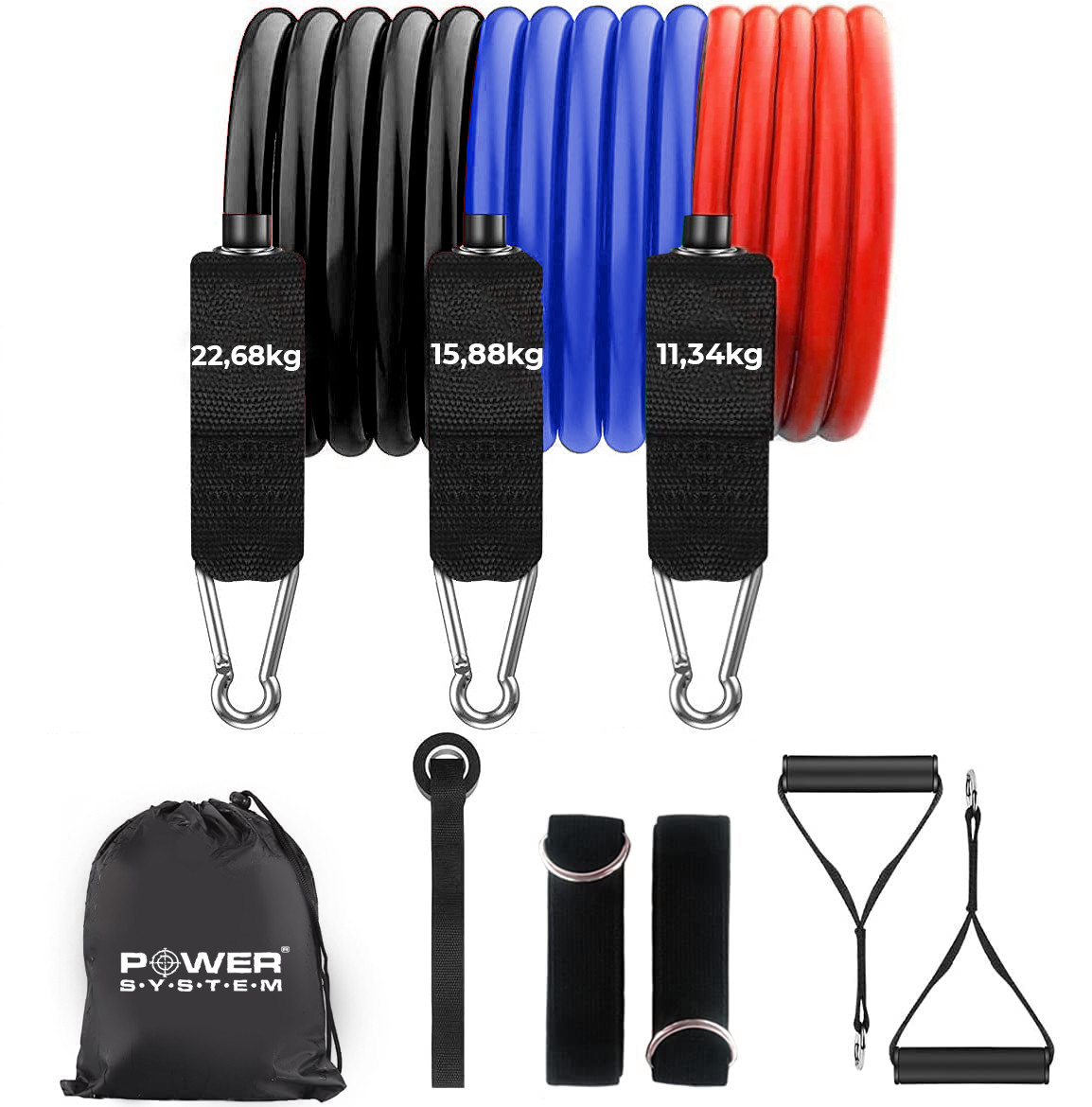 Универсальный набор трубчатых эспандеров Power System PS-4098 Ultimate Expander Set