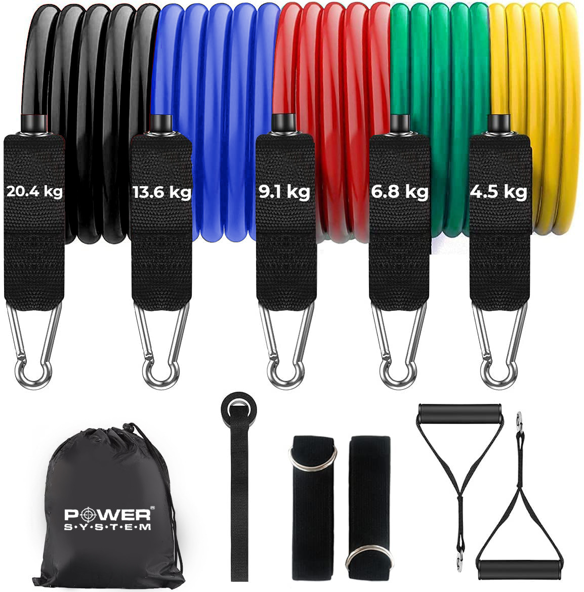 Универсальный набор трубчатых эспандеров Power System PS-4099 Total Expander Set