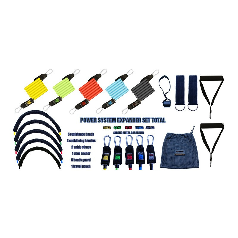 Универсальный набор трубчатых эспандеров Power System PS-4099 Total Expander Set