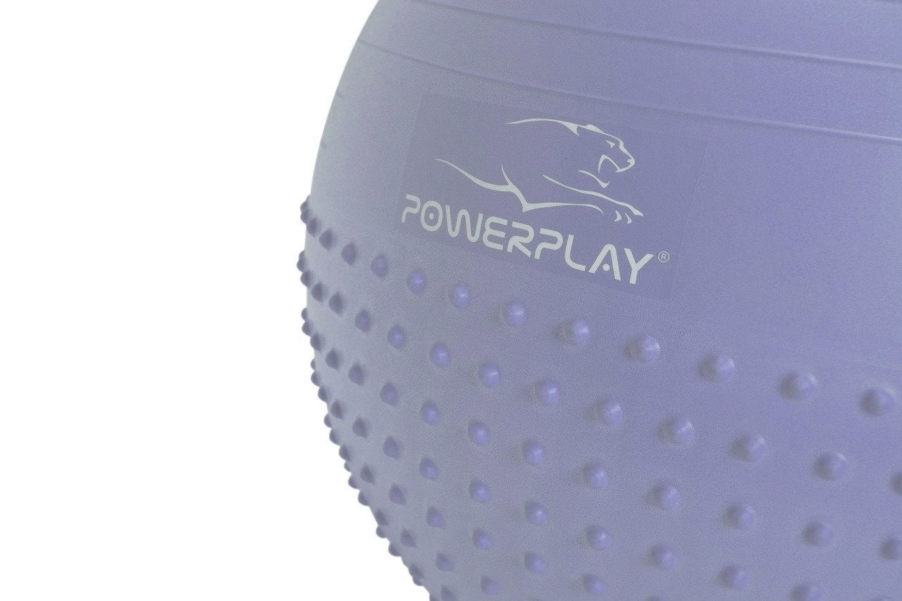Мяч для фитнеса PowerPlay 4003 75см Sky Blue + насос