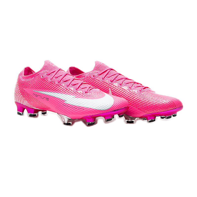 Бутси Nike VAPOR 13 ELITE KM FG Унісекс р.47 Рожевий