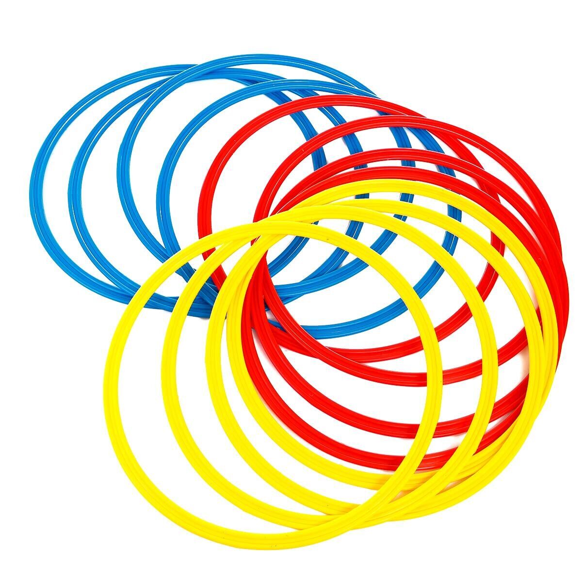Кільця тренувальні (комплект 12 шт, 3 кольори, 40см) + сумка Кільця тренувальні (комплект 12 шт, 3 кольори, 40см) + сумка фото товару