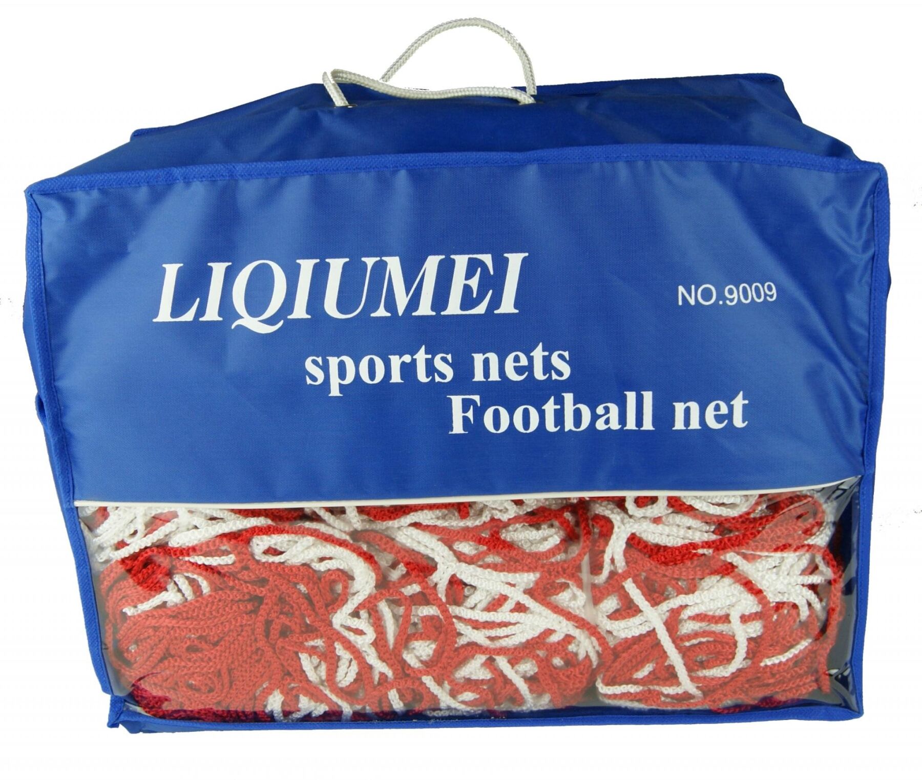 Сітка для футбольних воріт 9009 - 17 (бавовна) червона фото товару