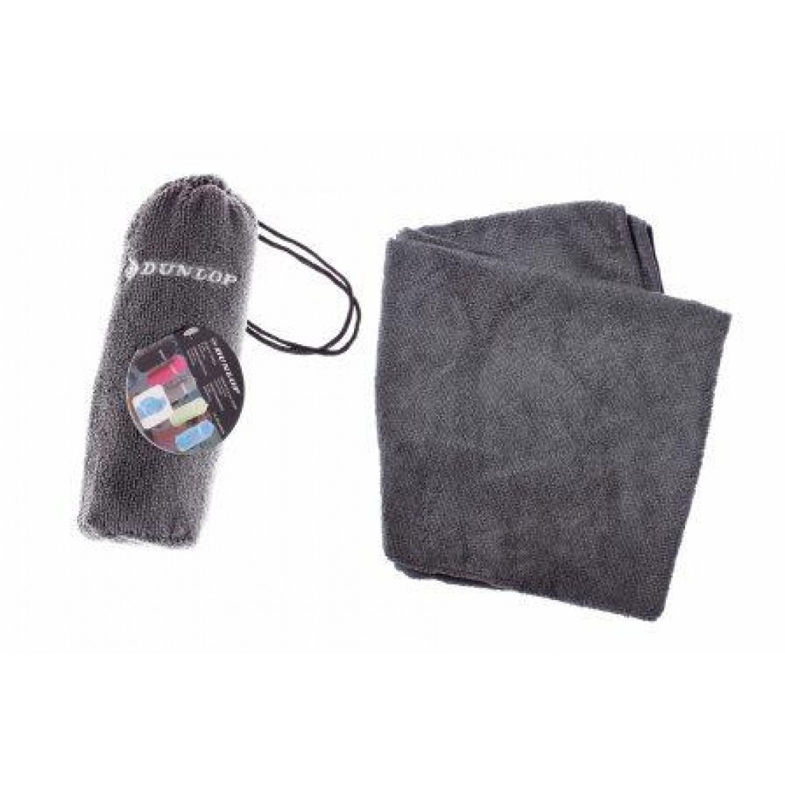 Полотенце спортивное Dunlop Sport towel серое