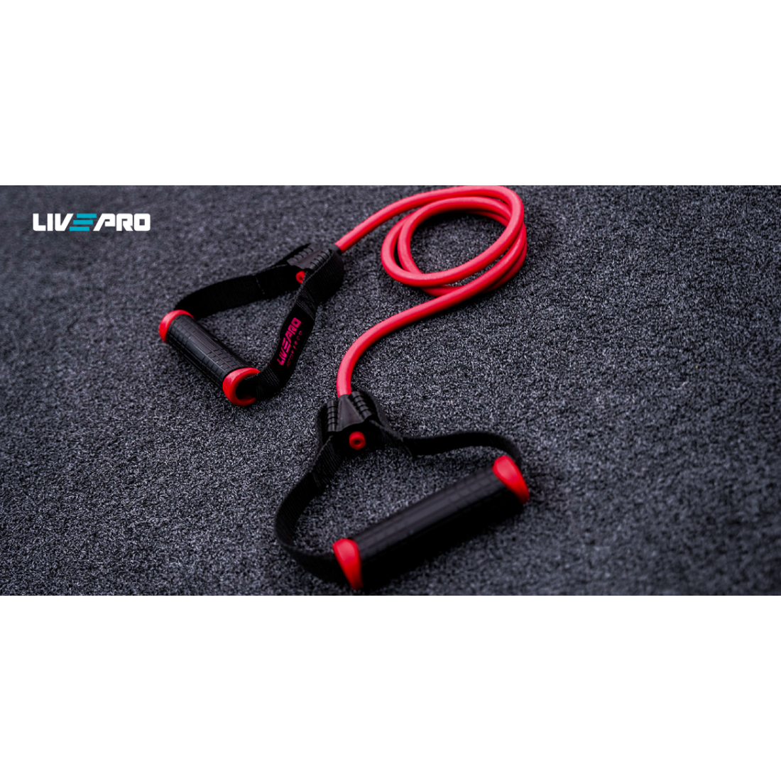 Еспандер трубчастий  LivePro  TONING TUBE PRO  чор