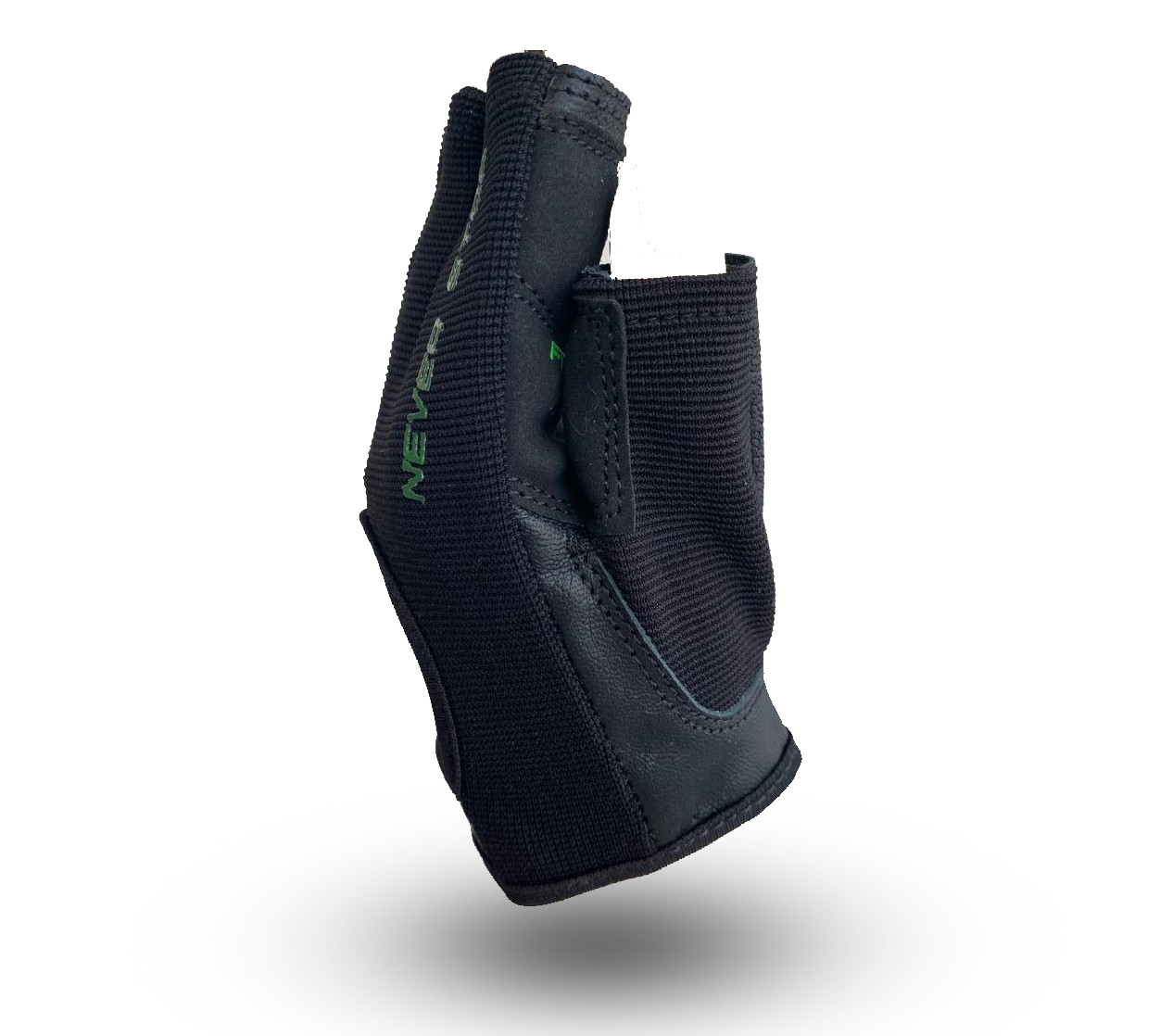 Рукавички для фітнесу PowerPlay 9077 чорно-зелені M
