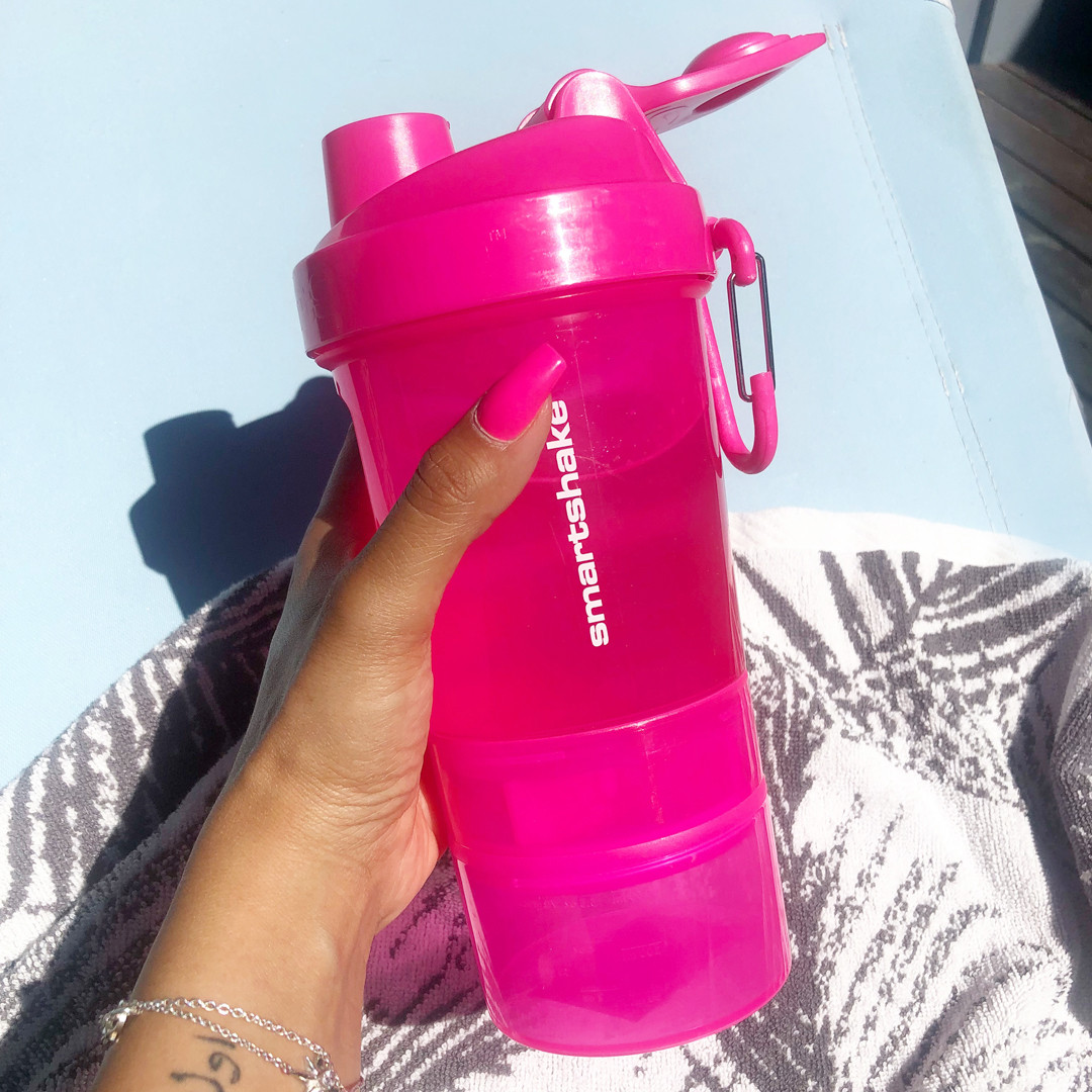 Шейкер спортивний Smartshake Original2GO 600ml Neon Pink