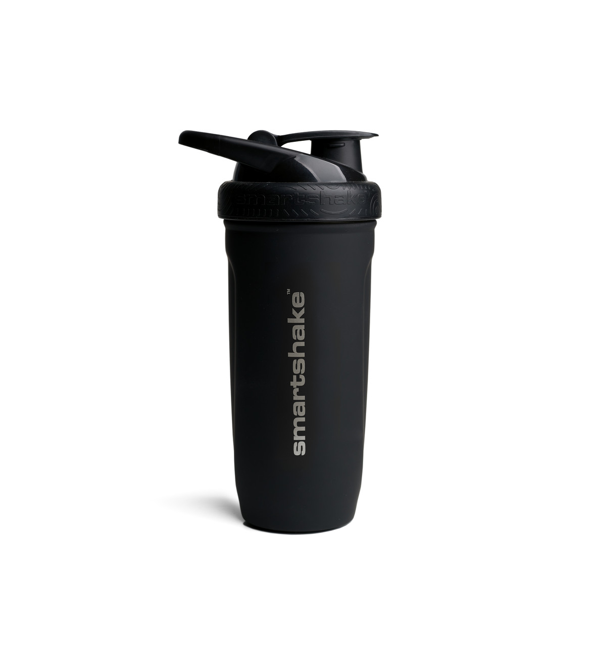Шейкер спортивний Smartshake Reforce Stainless Steel 30oz/900ml Black