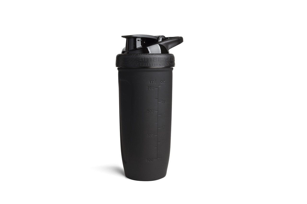 Шейкер спортивний Smartshake Reforce Stainless Steel 30oz/900ml Black
