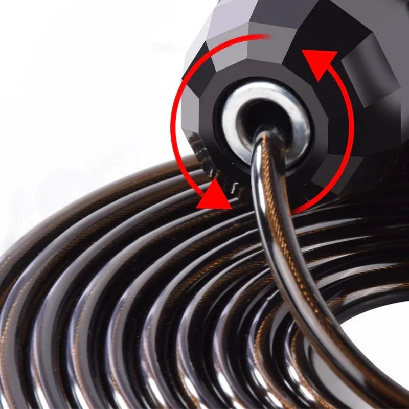 Скакалка швидкісна з протиковзкими ручками 4yourhealth Premium Skip Rope 3m на підшипниках з обтяжувачами 0156