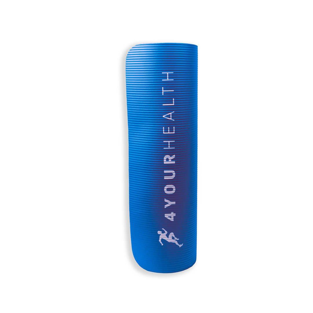 Килимок для йоги та фітнесу + чохол 4yourhealth Fitness Yoga Mat 0101 (180*61*1см) Синій