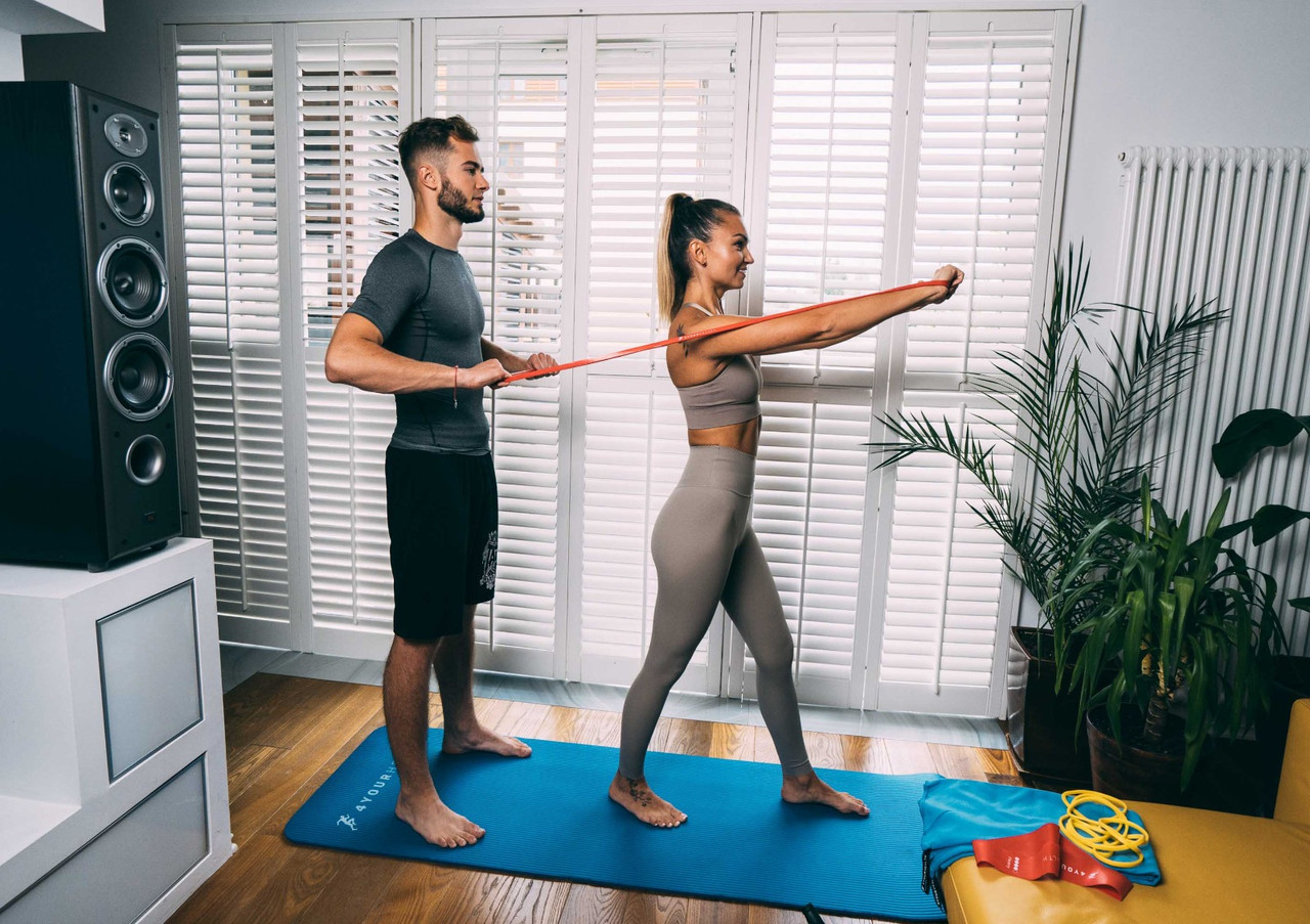 Килимок для йоги та фітнесу + чохол 4yourhealth Fitness Yoga Mat 0101 (180*61*1см) Синій