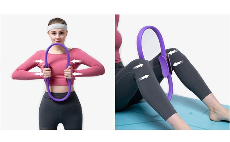 Кільце для пілатесу Pilates Magic Ring 6870 Блакитне