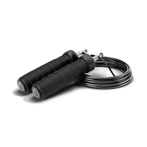 Скакалка швидкісна 4yourhealth Cross Weighted Rope 2.5m. на підшипниках, регульована 1146 Чорна