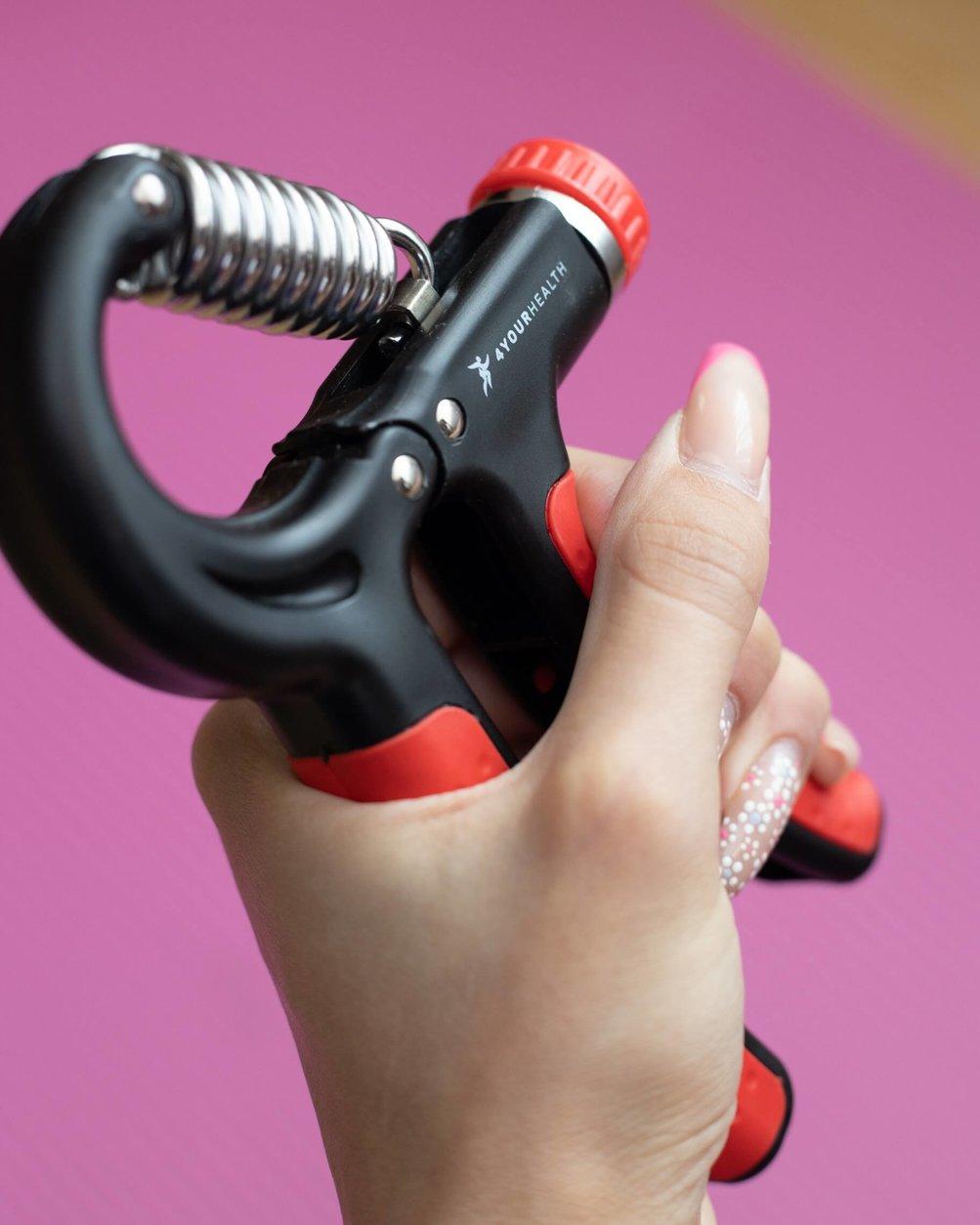 Еспандер-ножиці 4yourhealth Power Hand Grip 2501 60 кг. Black/Red
