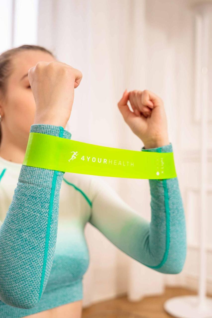 Фітнес резика 4yourhealth Mini Band Level 1 (1-3кг.) зелена