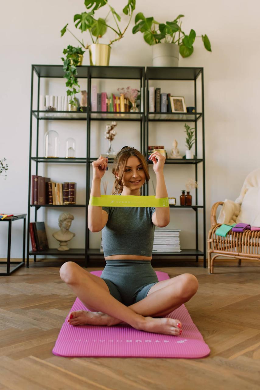 Фітнес резика 4yourhealth Mini Band Level 1 (1-3кг.) зелена