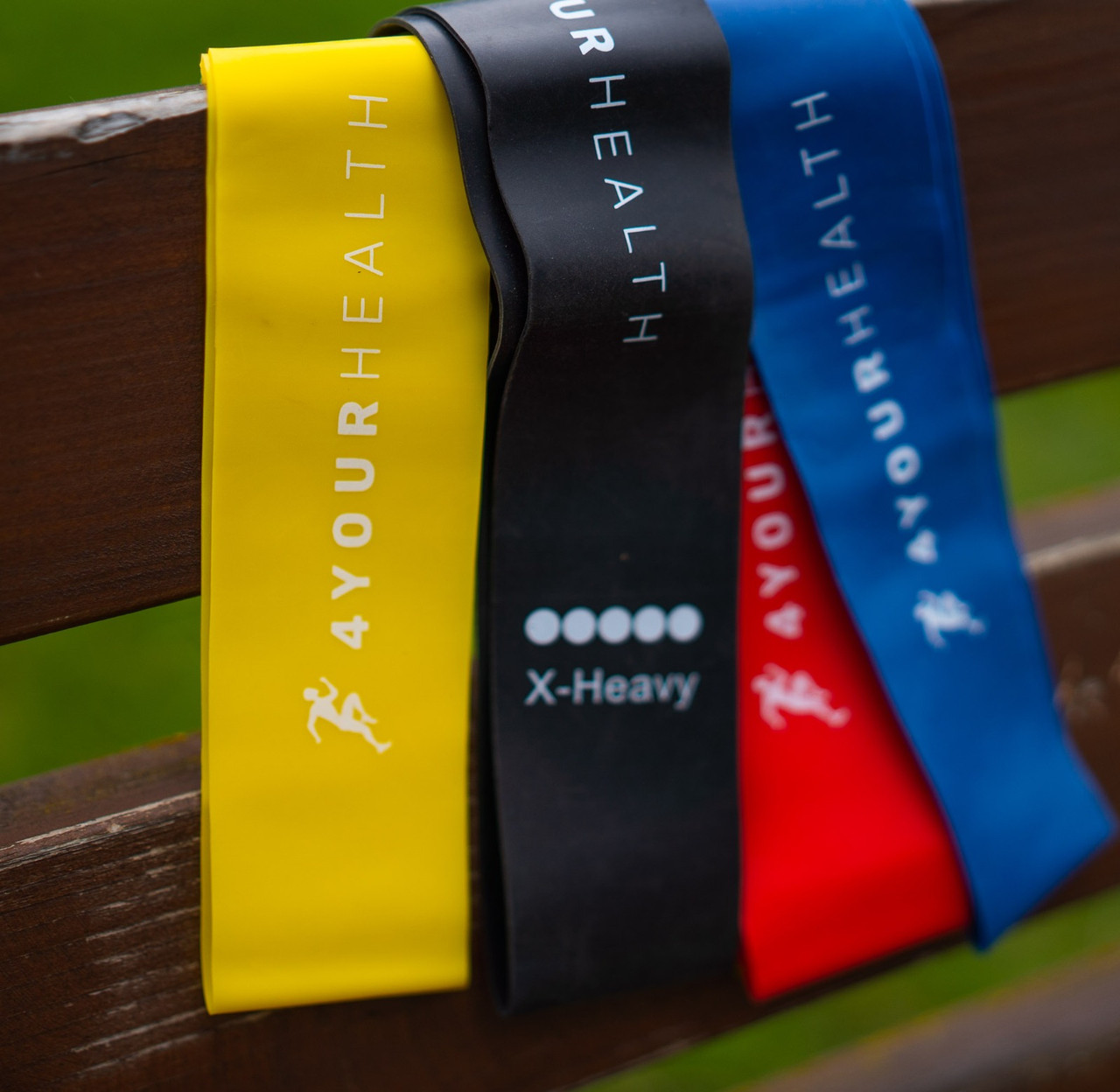 Фітнес резика 4yourhealth Mini Band Level 2 (3-5кг.) синя