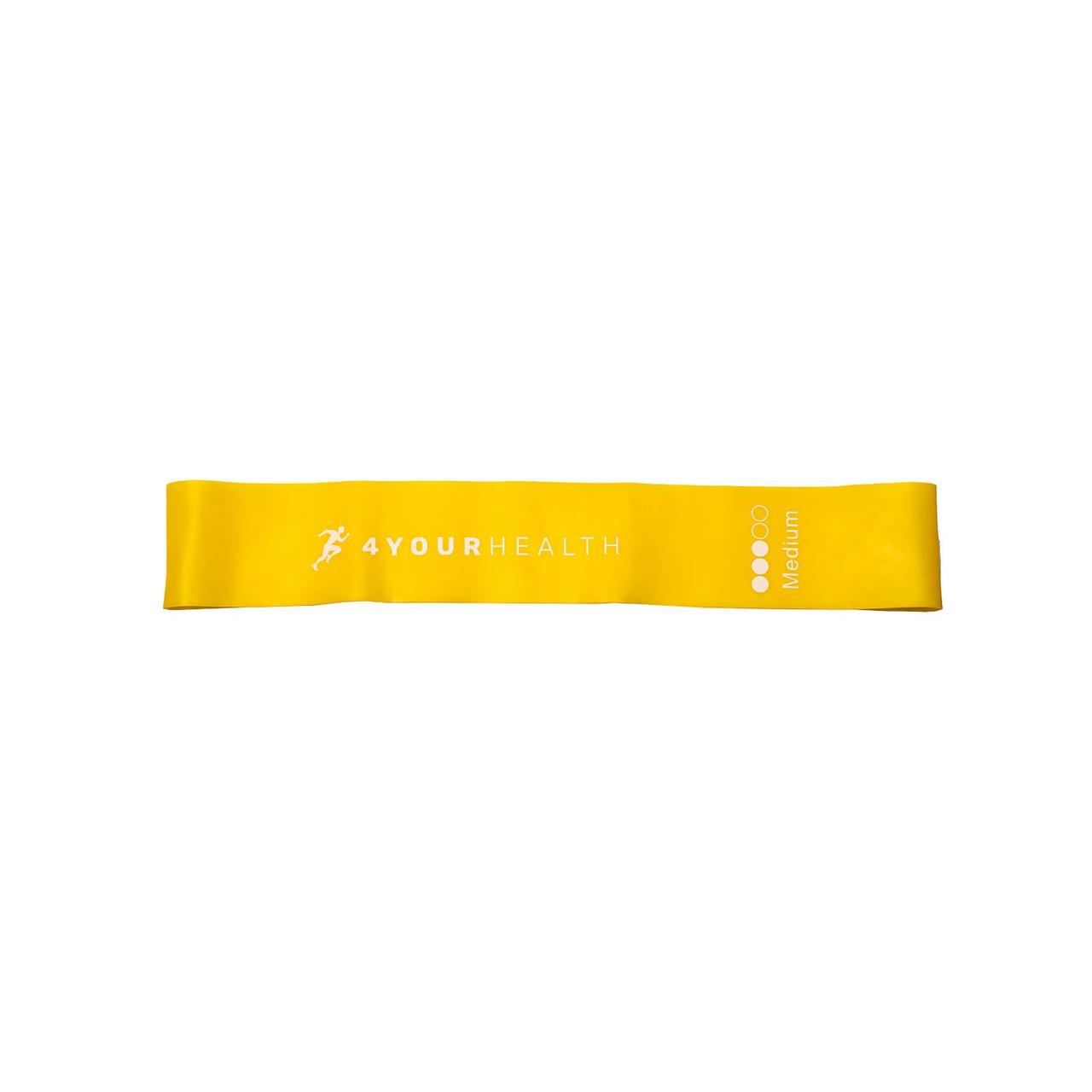 Фітнес резика 4yourhealth Mini Band Level 3 (5-10кг.) жовта