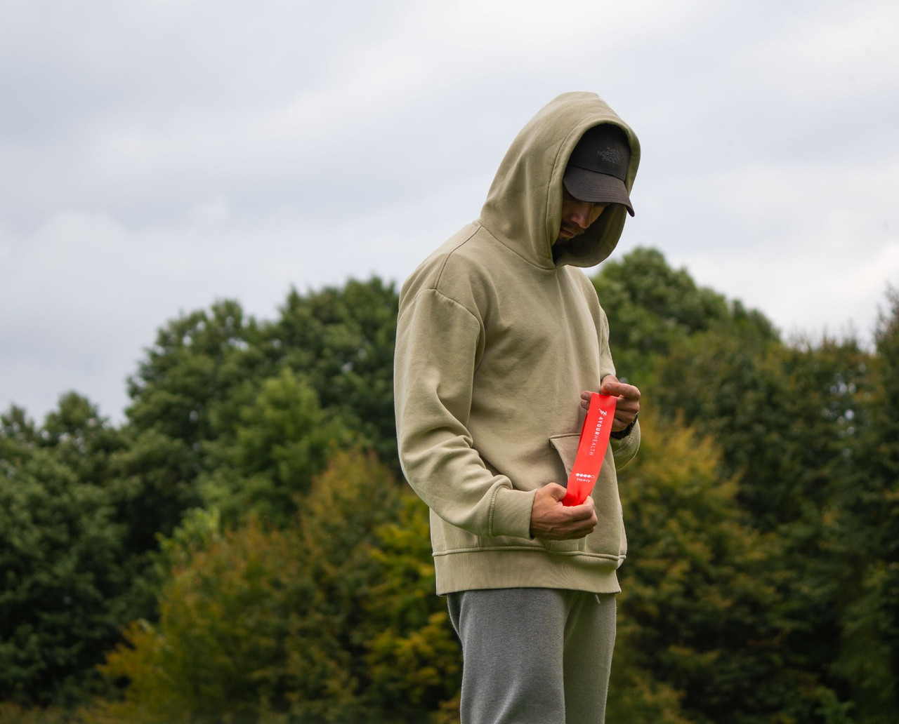 Фітнес резика 4yourhealth Mini Band Level 4 (10-15кг.) червона